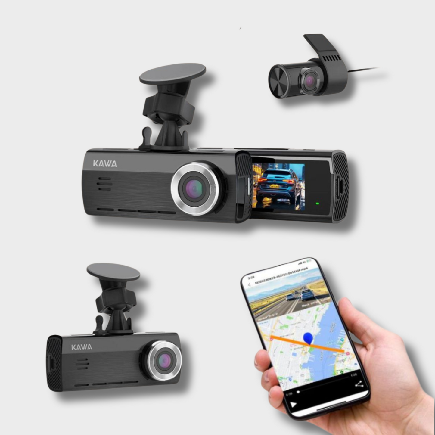 Dashcam KAWA D8
