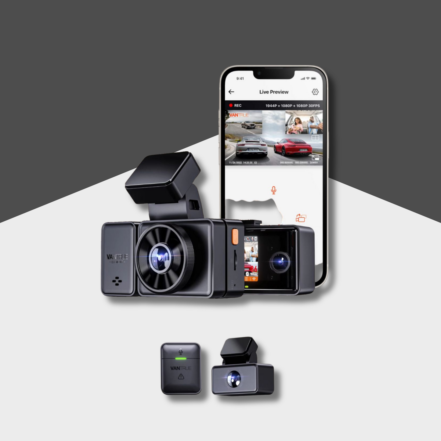 Dashcam VANTRUE E3