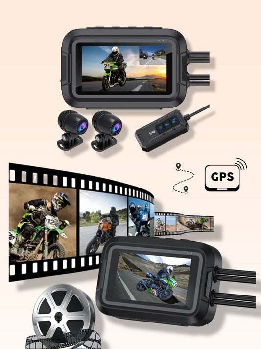 Dashcam moto caméra embarquée tracker GPS